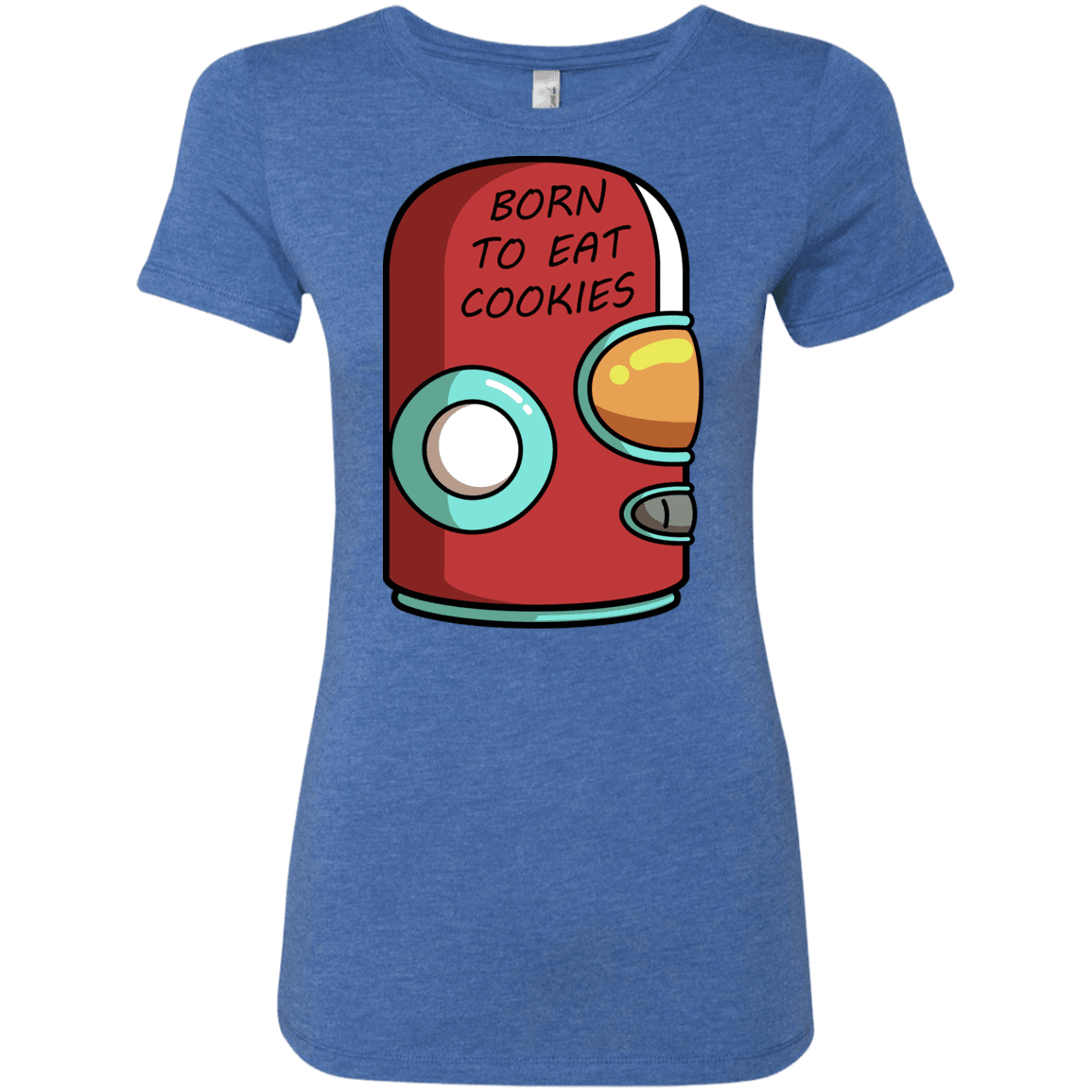 T-Shirts Vintage Royal / S Final Space Gary Born To Eat Cookies Women's Triblend T-Shirt