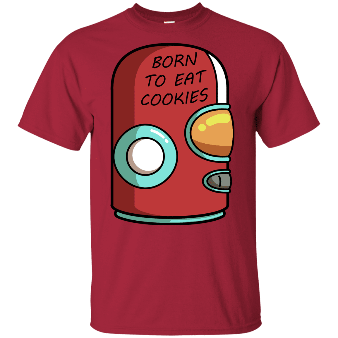 T-Shirts Cardinal / YXS Final Space Gary Born To Eat Cookies Youth T-Shirt