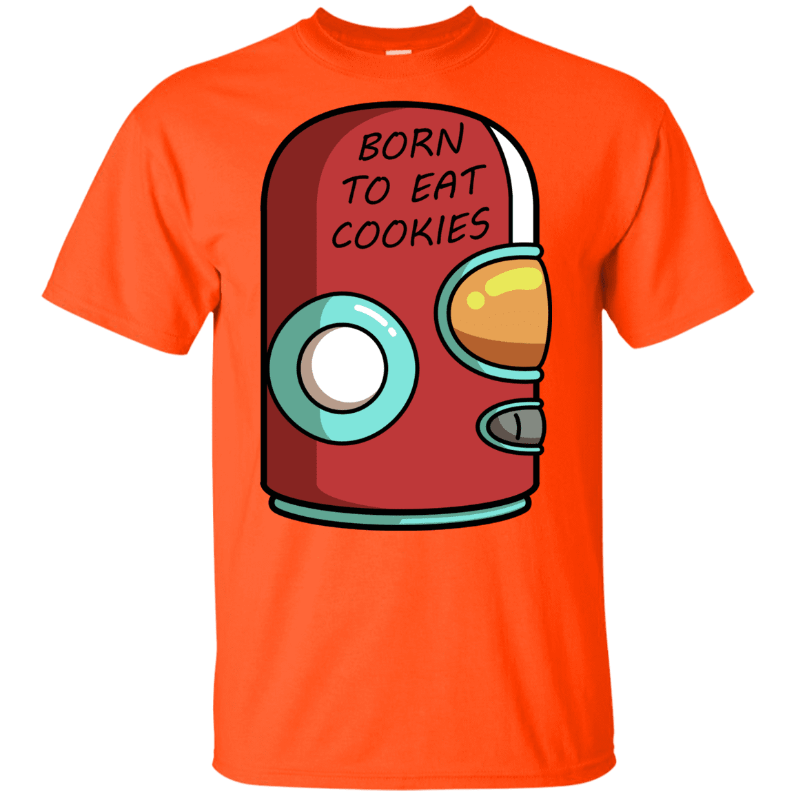 T-Shirts Orange / YXS Final Space Gary Born To Eat Cookies Youth T-Shirt