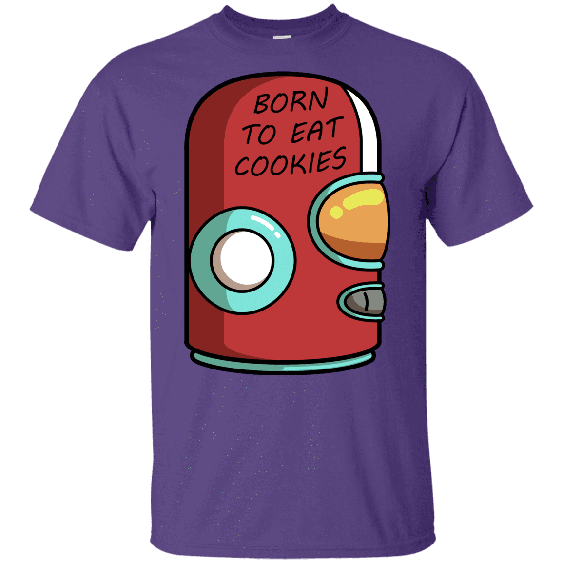 T-Shirts Purple / YXS Final Space Gary Born To Eat Cookies Youth T-Shirt