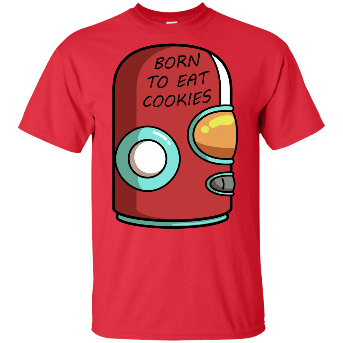 T-Shirts Red / YXS Final Space Gary Born To Eat Cookies Youth T-Shirt