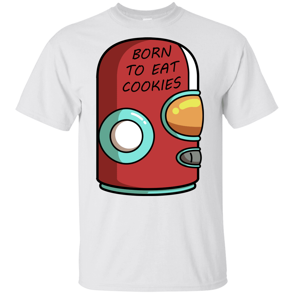 T-Shirts White / YXS Final Space Gary Born To Eat Cookies Youth T-Shirt