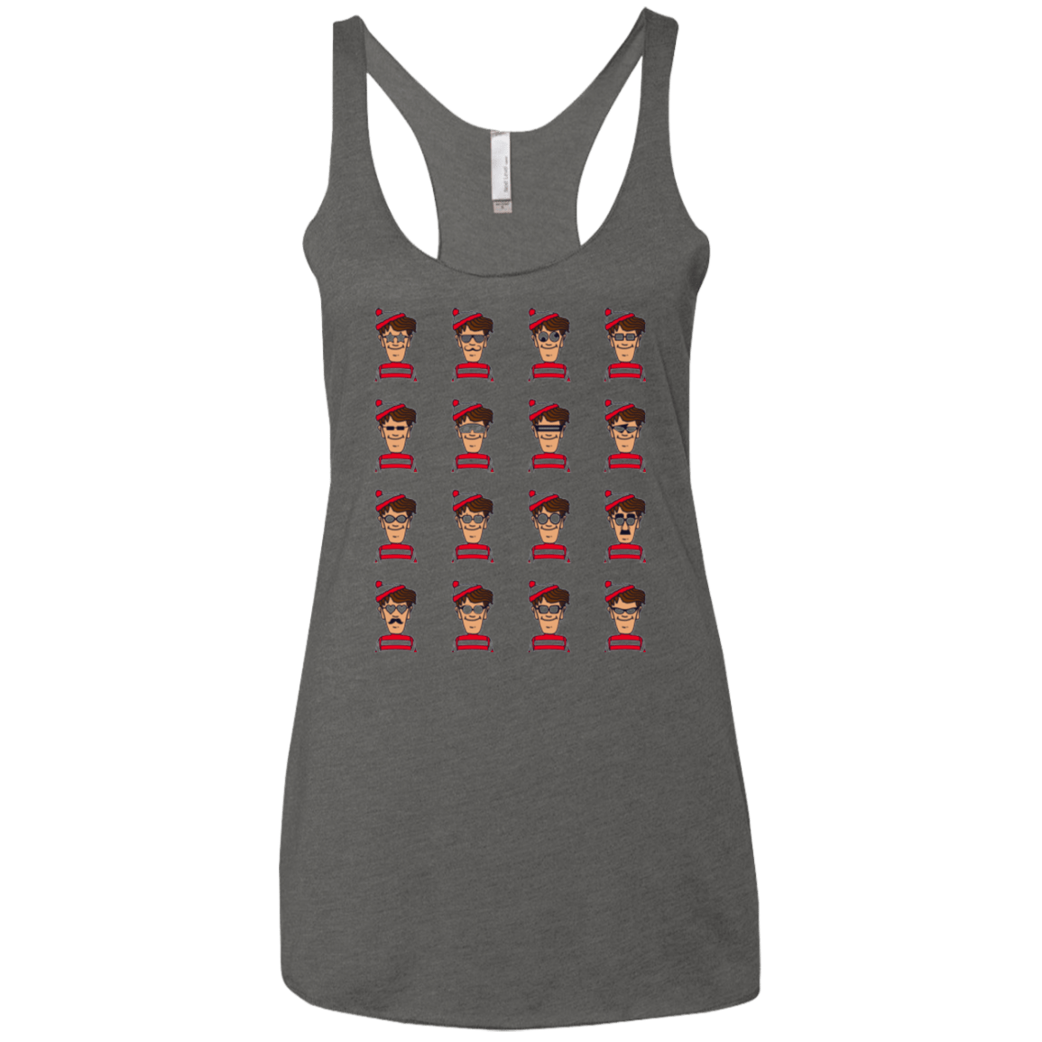 T-Shirts Premium Heather / X-Small Find Him Women's Triblend Racerback Tank