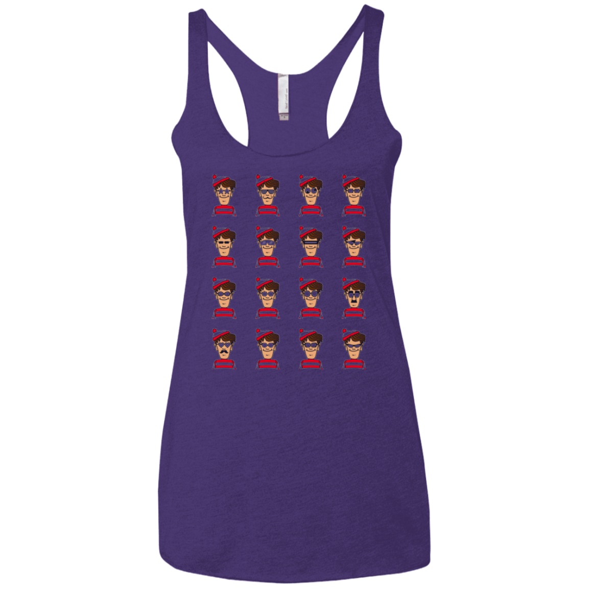 Find Him Women's Triblend Racerback Tank