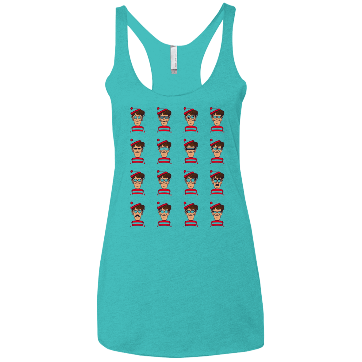 Find Him Women's Triblend Racerback Tank