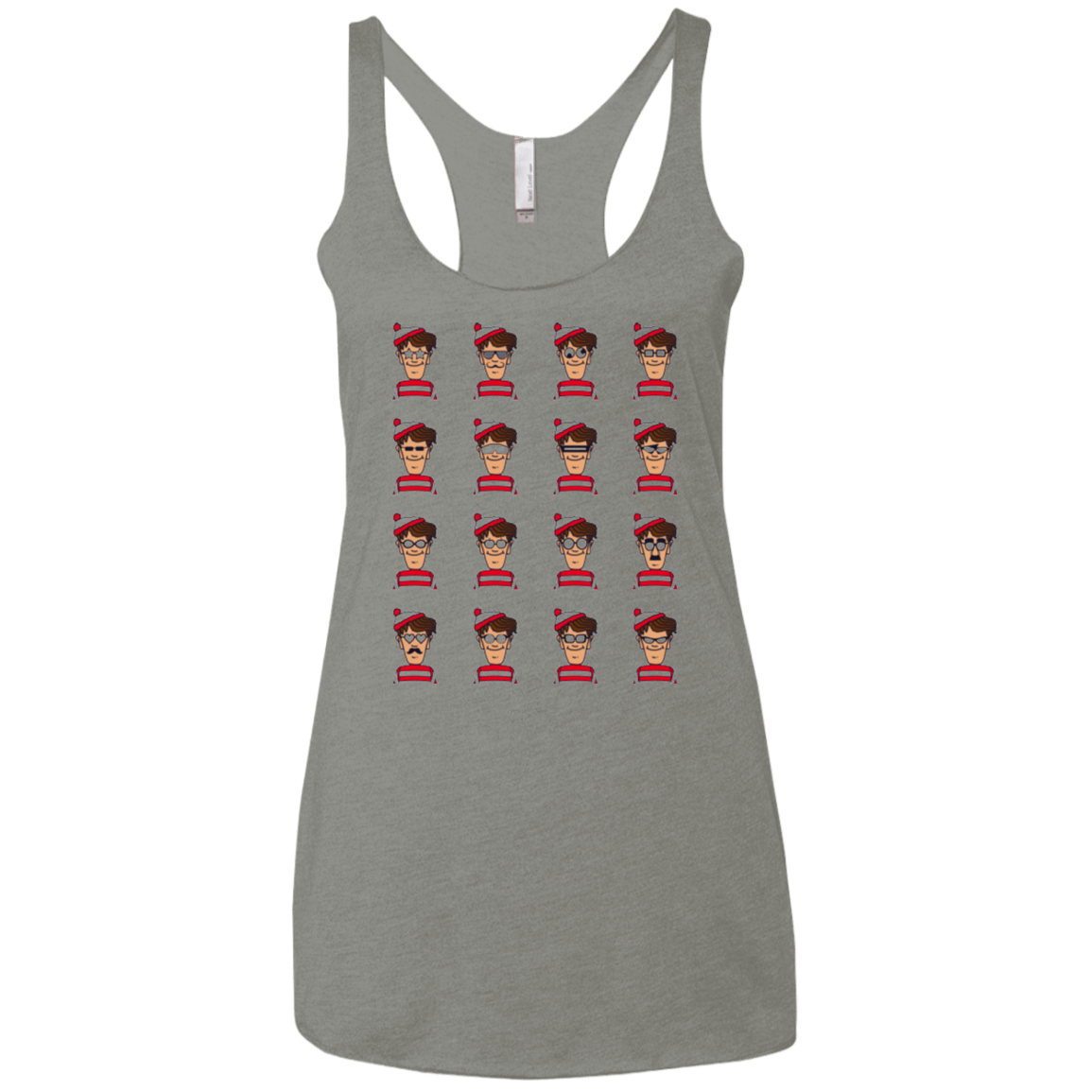 T-Shirts Venetian Grey / X-Small Find Him Women's Triblend Racerback Tank