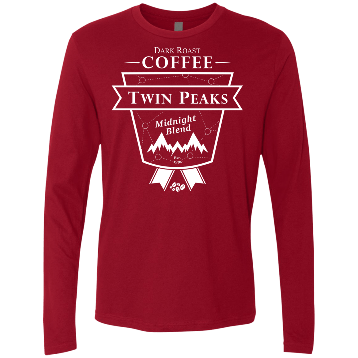 T-Shirts Cardinal / Small Finest Black Men's Premium Long Sleeve