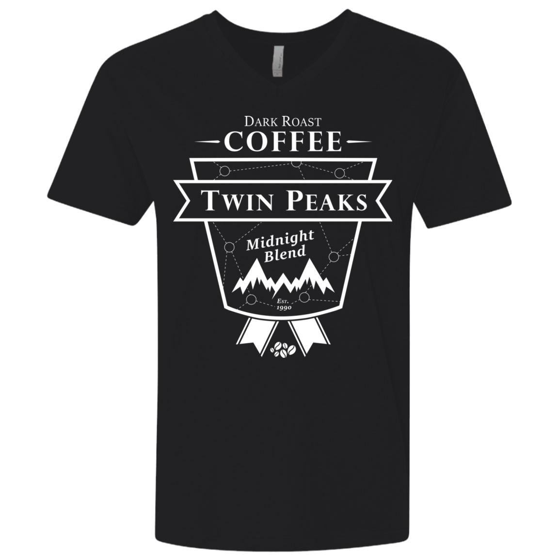 T-Shirts Black / X-Small Finest Black Men's Premium V-Neck