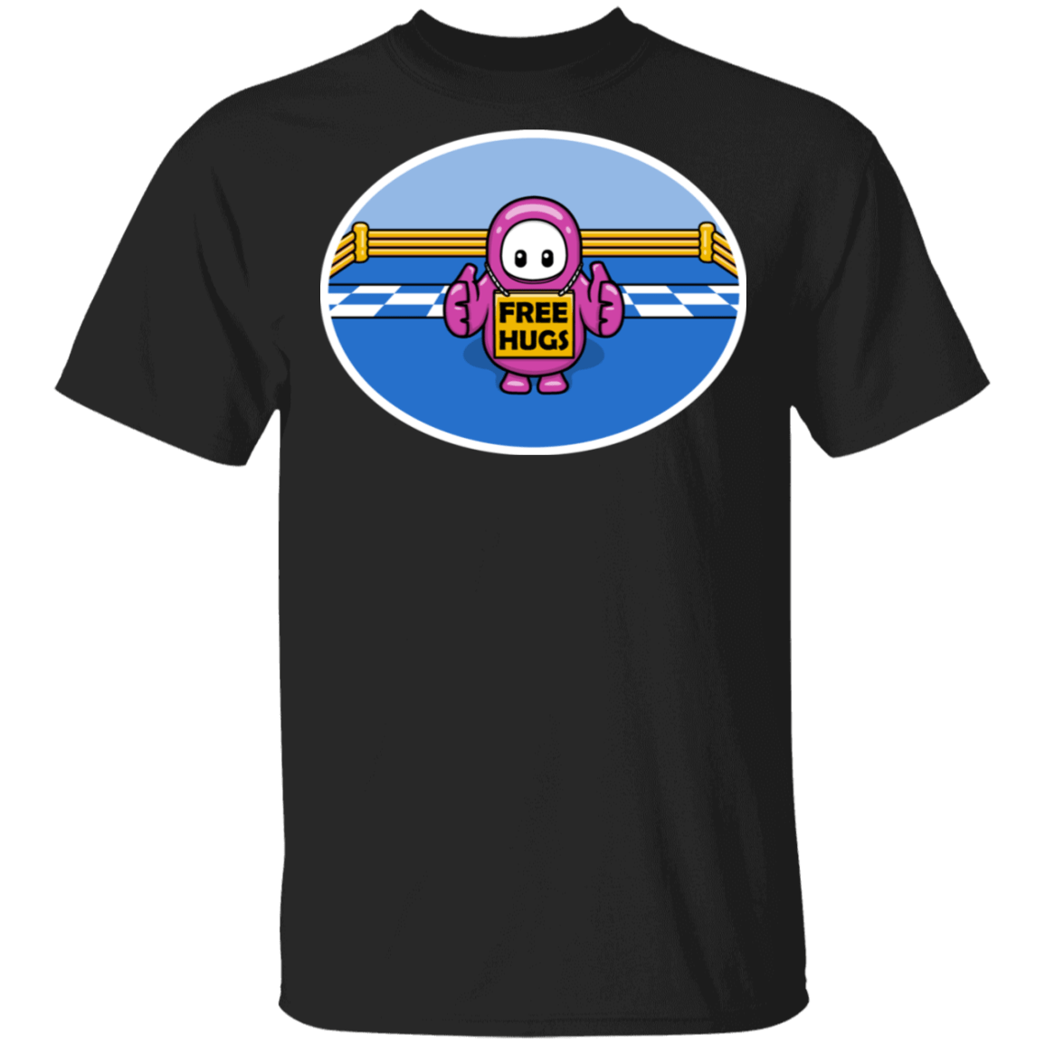 T-Shirts Black / S Finish Hug T-Shirt