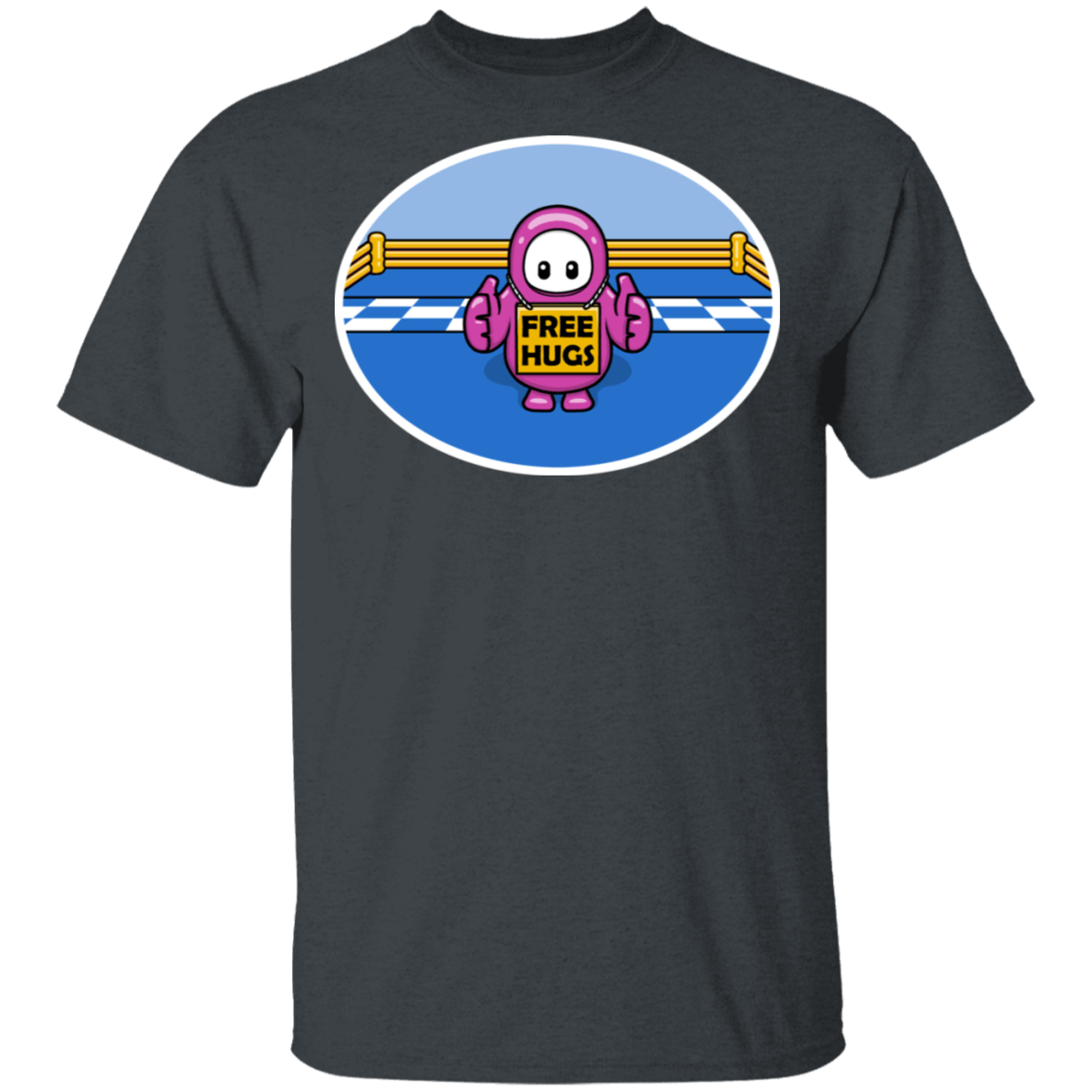 T-Shirts Dark Heather / S Finish Hug T-Shirt