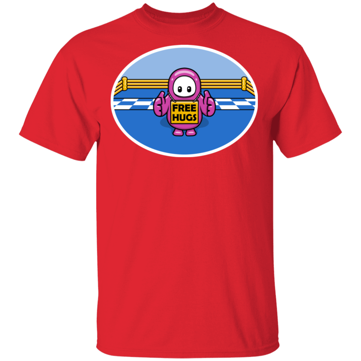 T-Shirts Red / S Finish Hug T-Shirt