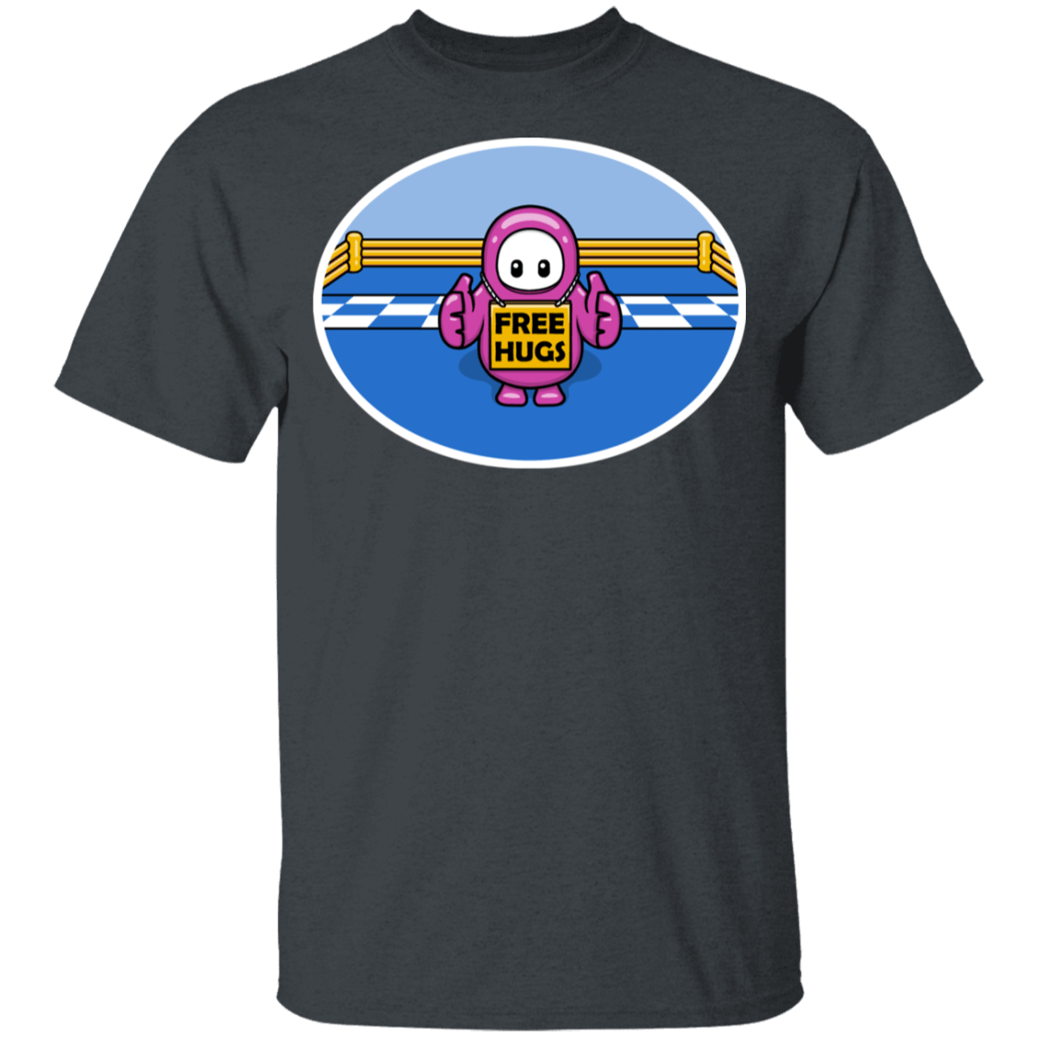 T-Shirts Dark Heather / YXS Finish Hug Youth T-Shirt