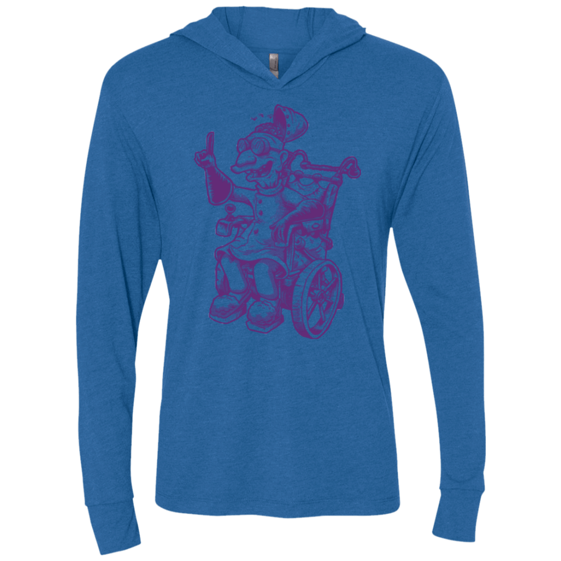 T-Shirts Vintage Royal / X-Small Finklesworth Triblend Long Sleeve Hoodie Tee