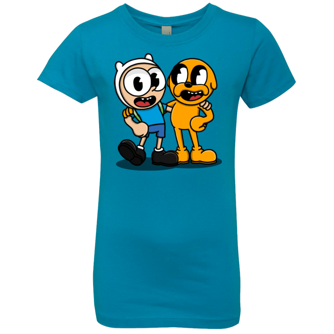 T-Shirts Turquoise / YXS Finnhead and Jakeman Girls Premium T-Shirt
