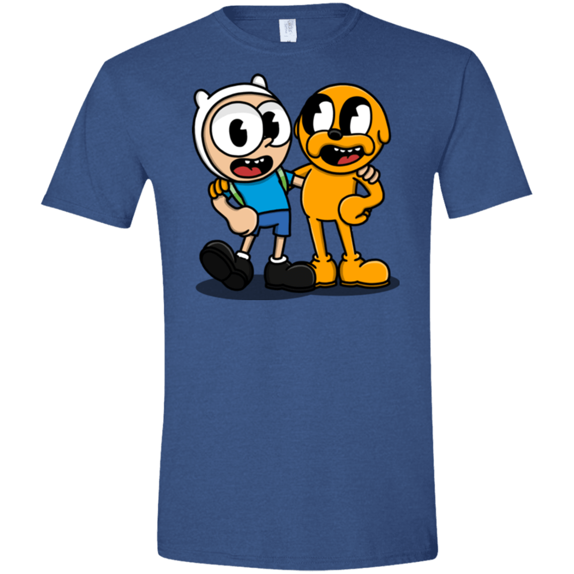 T-Shirts Heather Royal / X-Small Finnhead and Jakeman Men's Semi-Fitted Softstyle