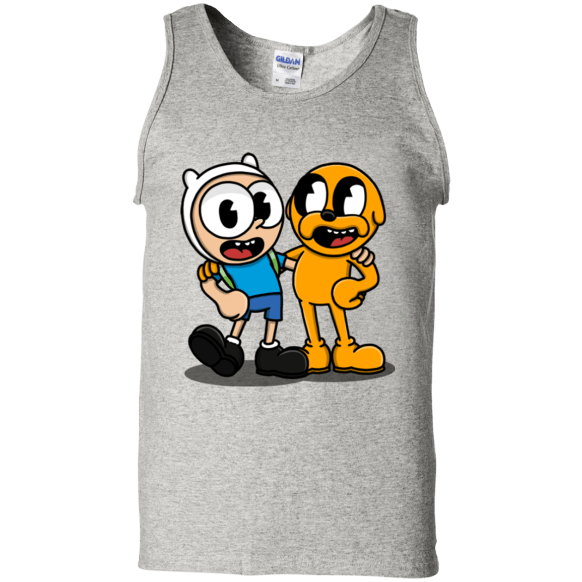T-Shirts Ash / S Finnhead and Jakeman Men's Tank Top