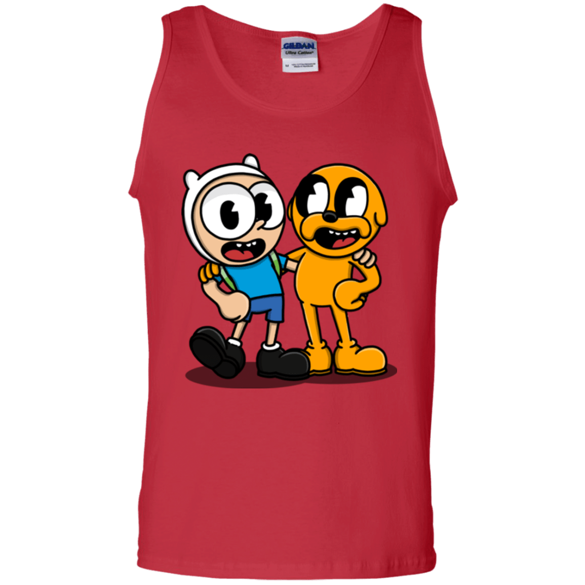 T-Shirts Red / S Finnhead and Jakeman Men's Tank Top