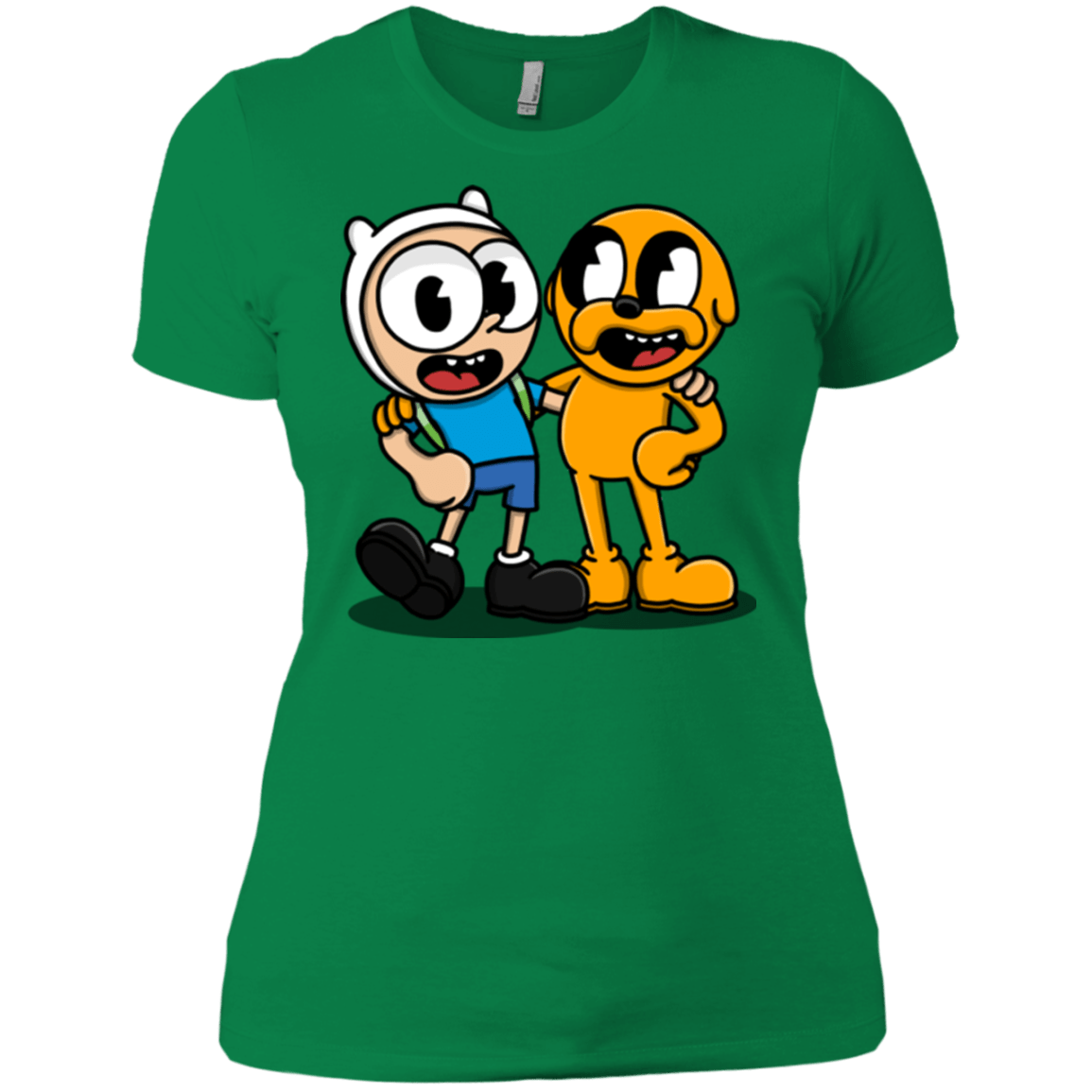 T-Shirts Kelly Green / X-Small Finnhead and Jakeman Women's Premium T-Shirt
