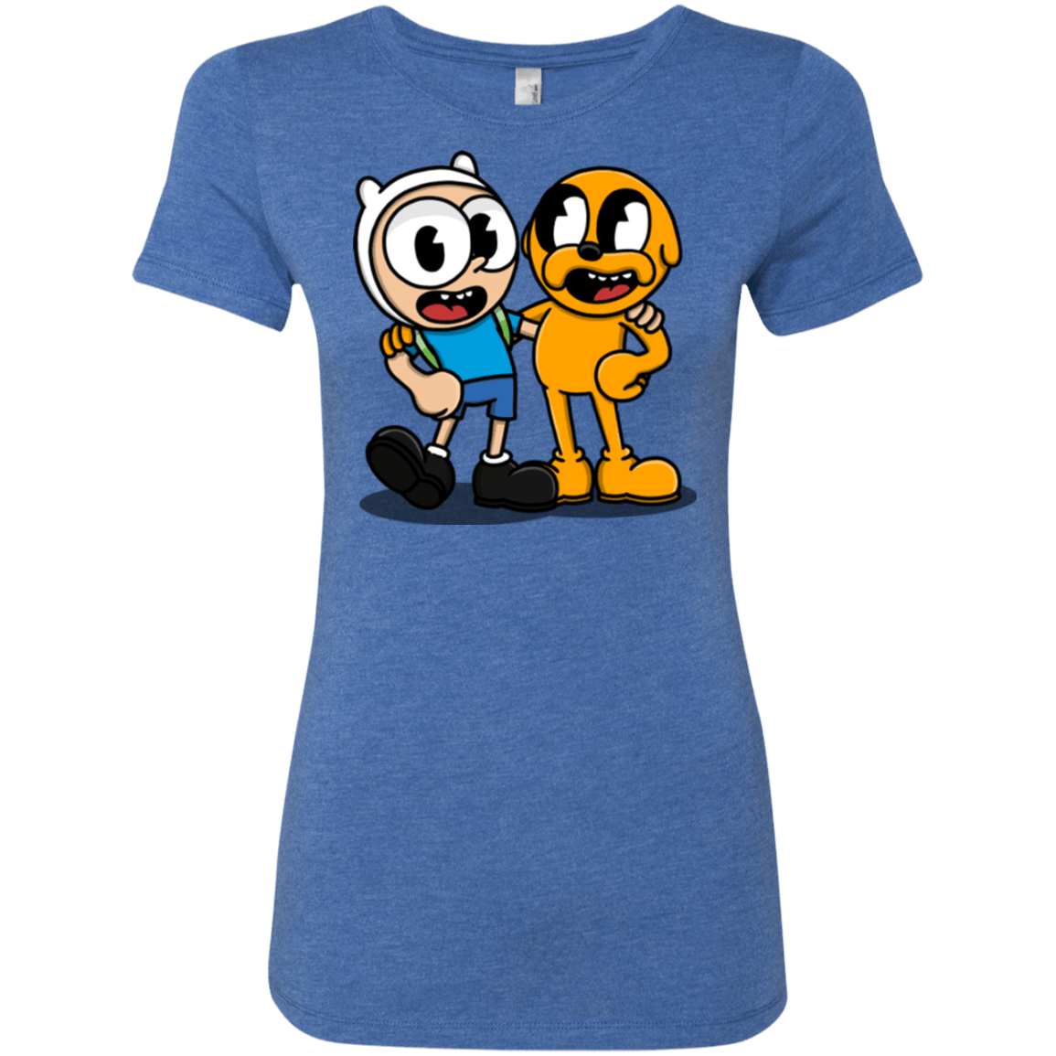 T-Shirts Vintage Royal / S Finnhead and Jakeman Women's Triblend T-Shirt