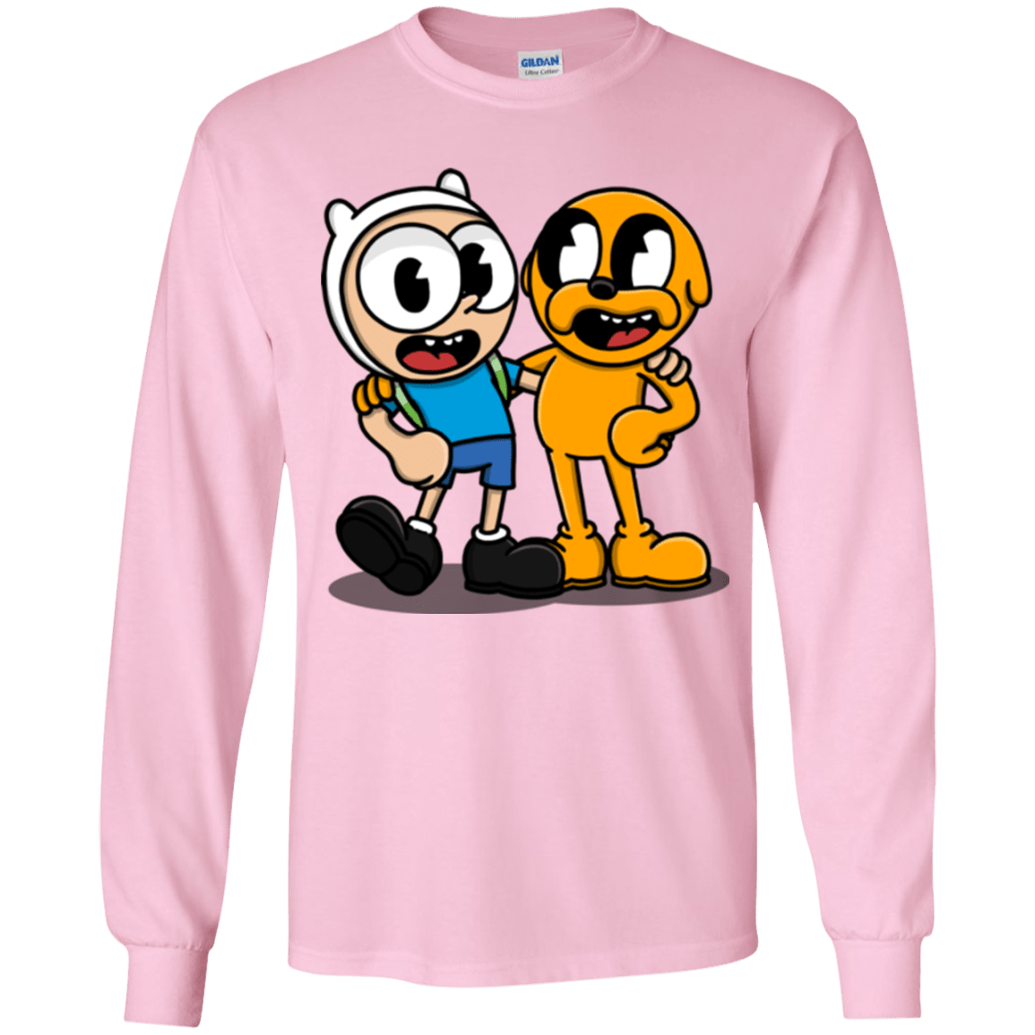 T-Shirts Light Pink / YS Finnhead and Jakeman Youth Long Sleeve T-Shirt