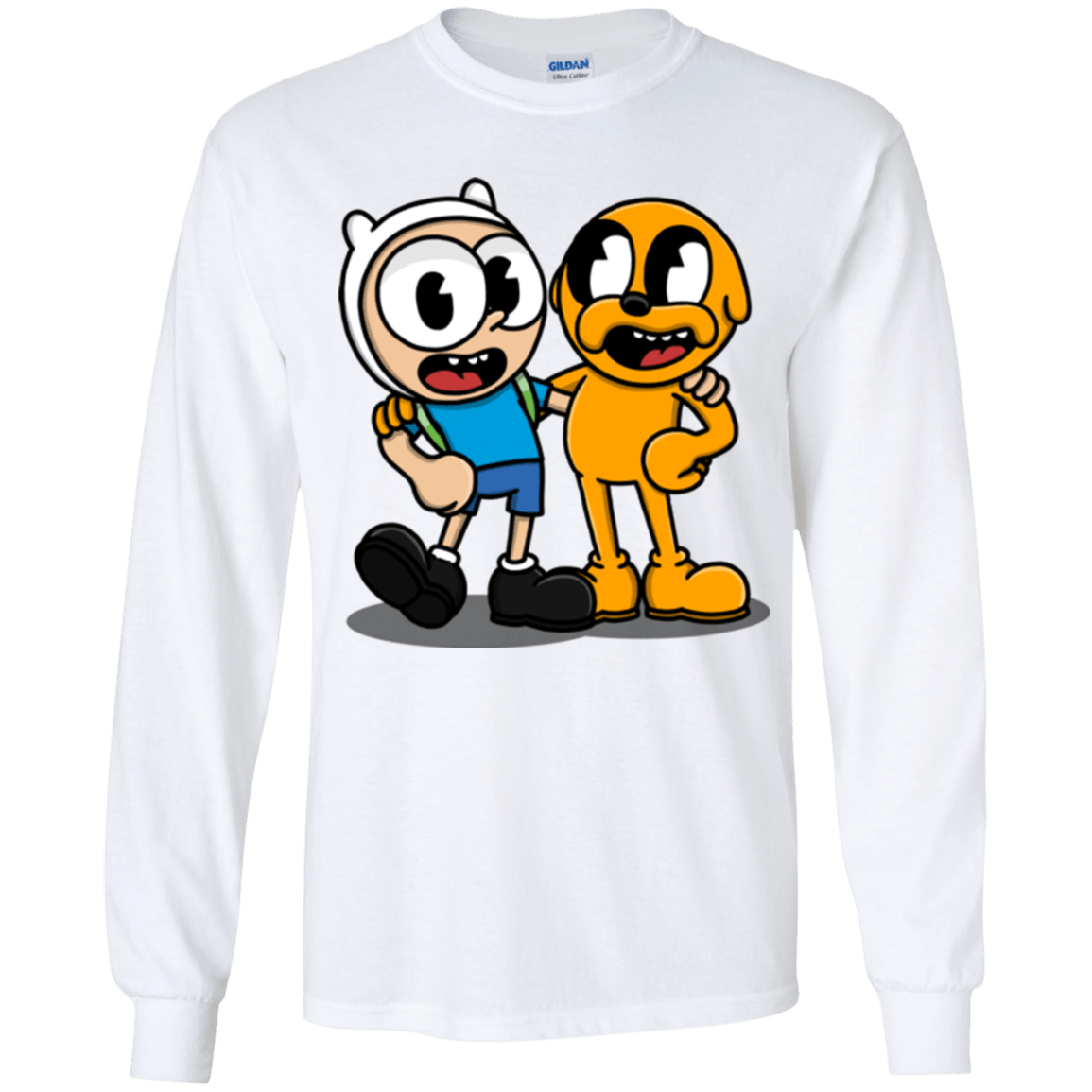 T-Shirts White / YS Finnhead and Jakeman Youth Long Sleeve T-Shirt