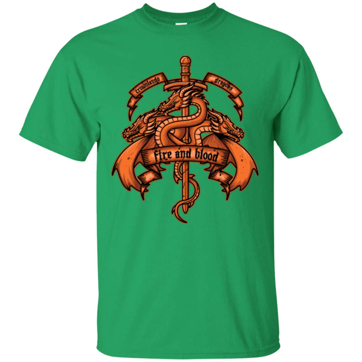 T-Shirts Irish Green / Small FIRE AND BLOOD T-Shirt
