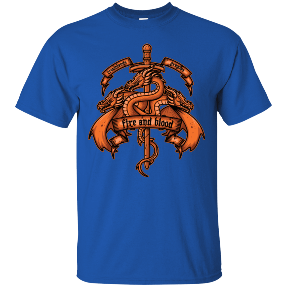 T-Shirts Royal / Small FIRE AND BLOOD T-Shirt