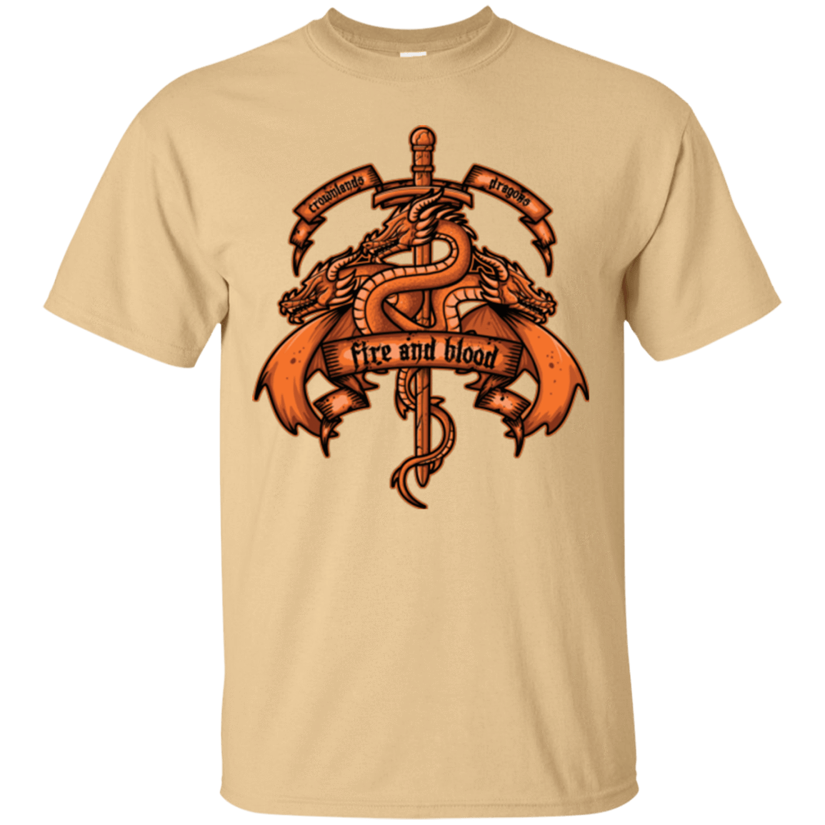 T-Shirts Vegas Gold / Small FIRE AND BLOOD T-Shirt