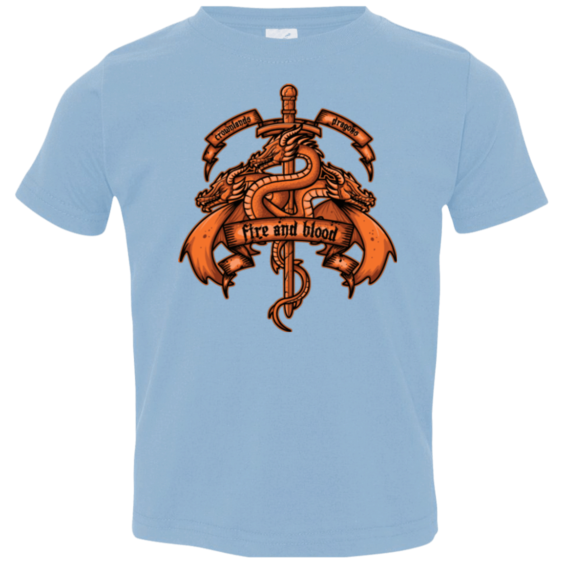 T-Shirts Light Blue / 2T FIRE AND BLOOD Toddler Premium T-Shirt
