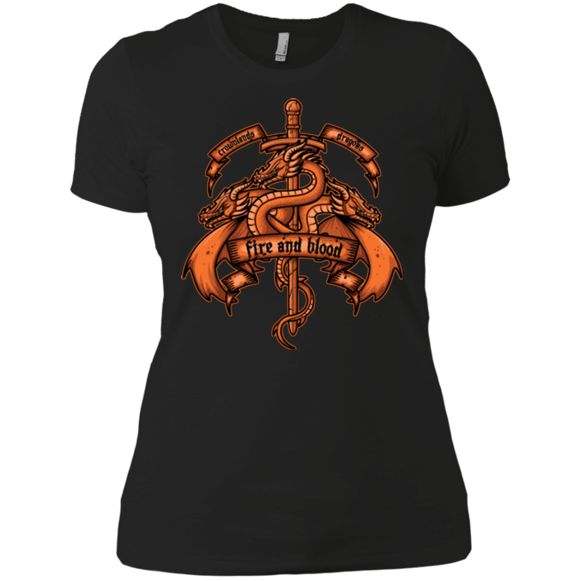 T-Shirts Black / X-Small FIRE AND BLOOD Women's Premium T-Shirt
