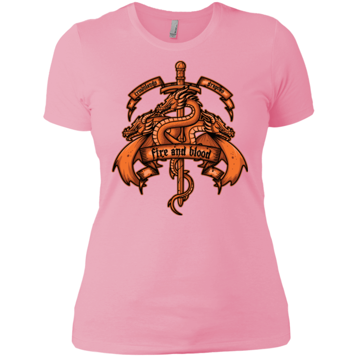 T-Shirts Light Pink / X-Small FIRE AND BLOOD Women's Premium T-Shirt