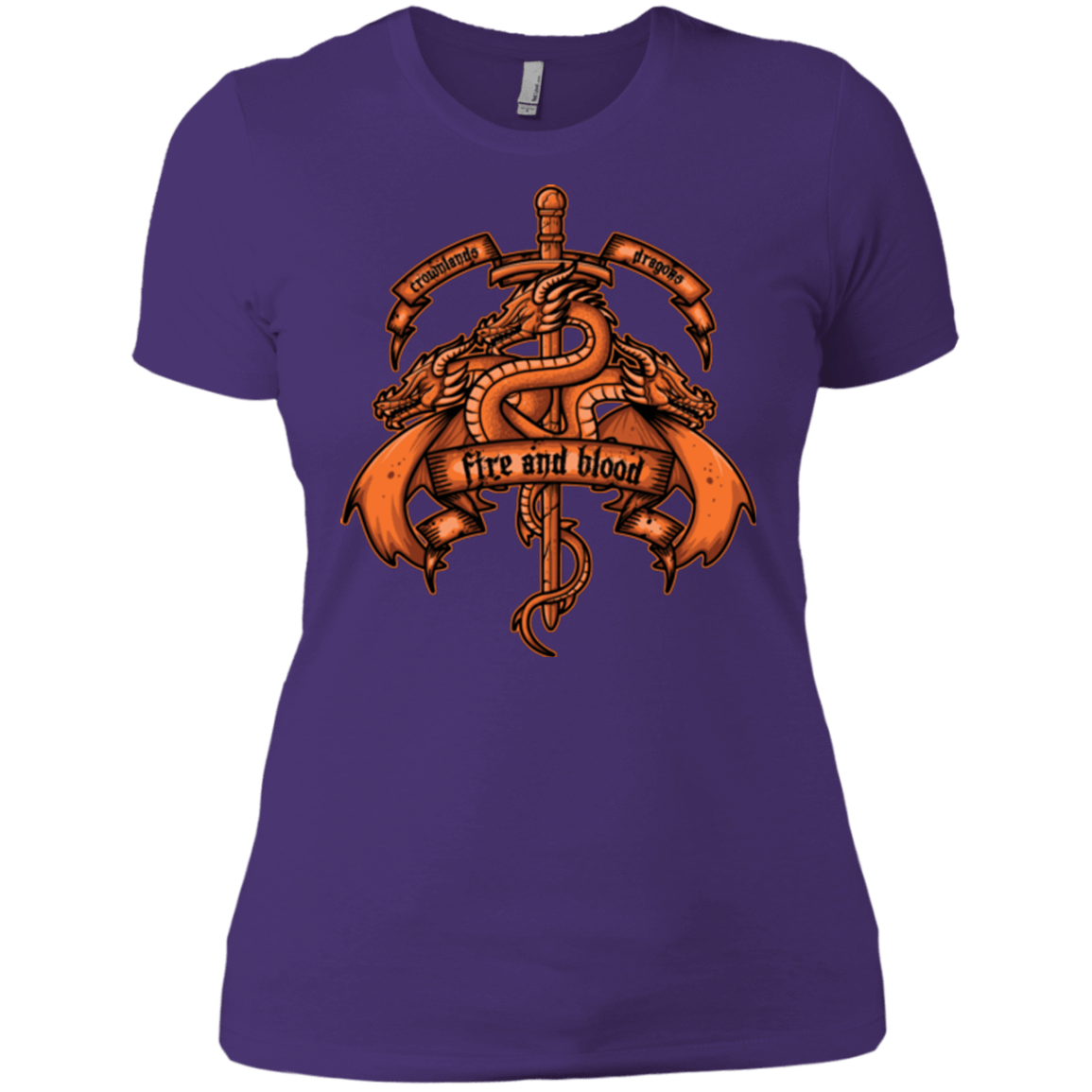 T-Shirts Purple / X-Small FIRE AND BLOOD Women's Premium T-Shirt