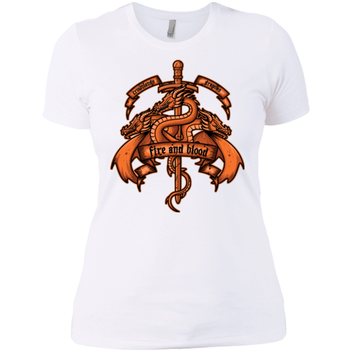 T-Shirts White / X-Small FIRE AND BLOOD Women's Premium T-Shirt