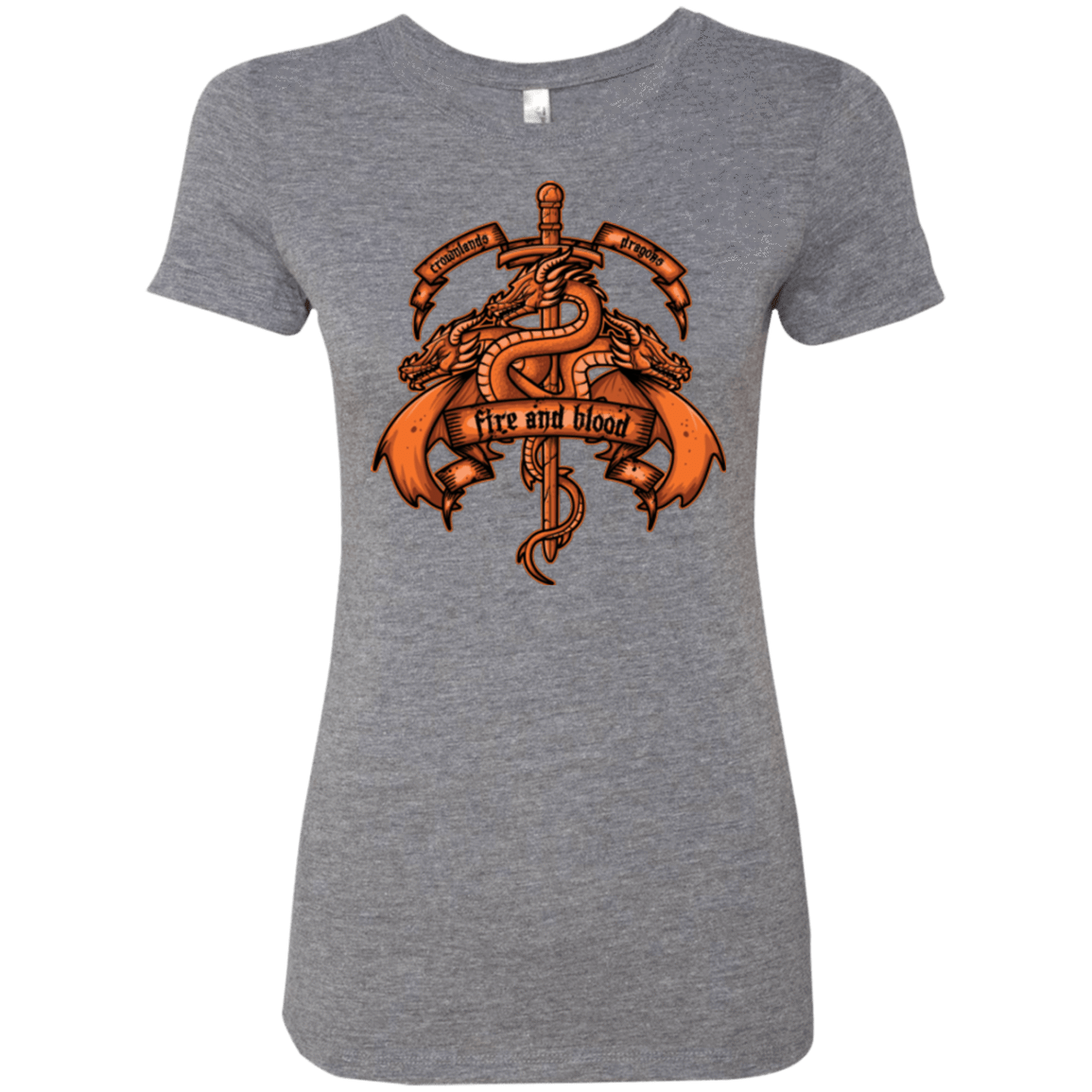 T-Shirts Premium Heather / Small FIRE AND BLOOD Women's Triblend T-Shirt