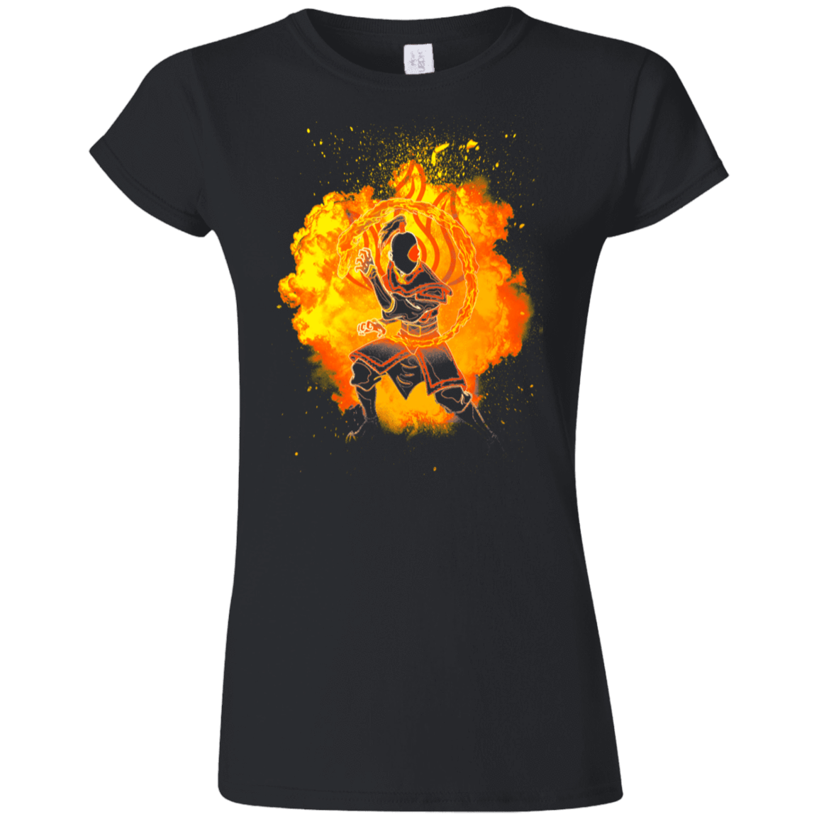 T-Shirts Black / S Fire Bender Soul Junior Slimmer-Fit T-Shirt