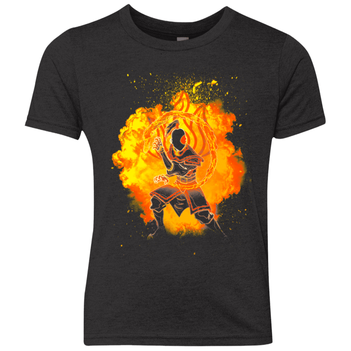 T-Shirts Vintage Black / YXS Fire Bender Soul Youth Triblend T-Shirt