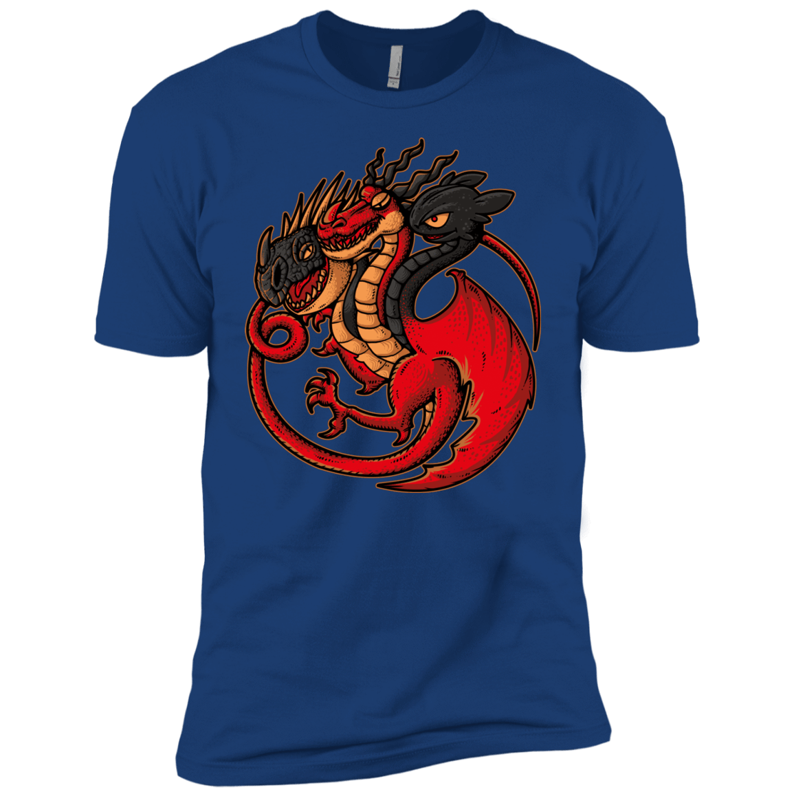T-Shirts Royal / YXS FIRE BLOOD AND TRAINING Boys Premium T-Shirt