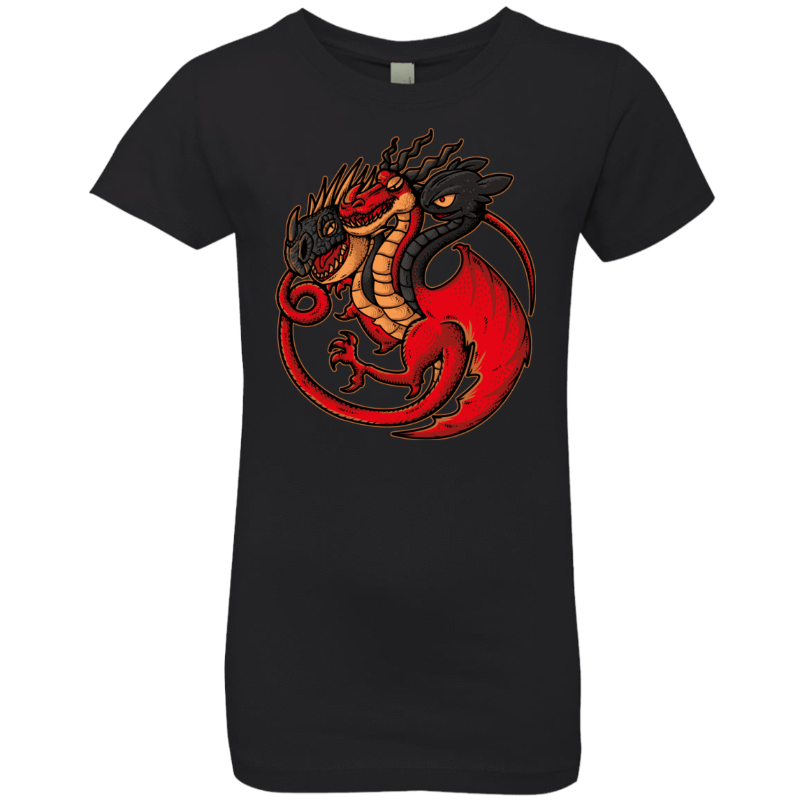 T-Shirts Black / YXS FIRE BLOOD AND TRAINING Girls Premium T-Shirt