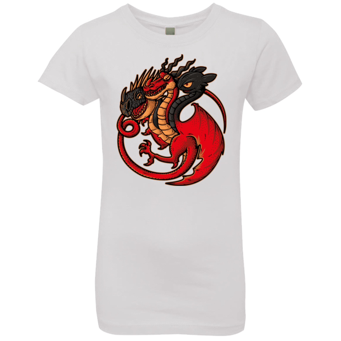 T-Shirts White / YXS FIRE BLOOD AND TRAINING Girls Premium T-Shirt