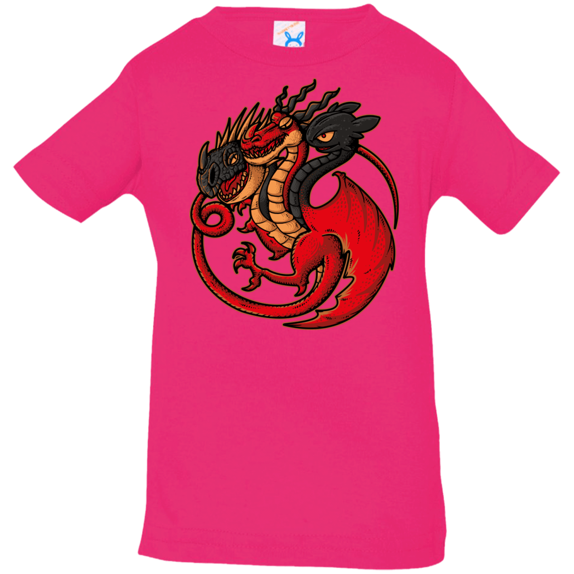 T-Shirts Hot Pink / 6 Months FIRE BLOOD AND TRAINING Infant PremiumT-Shirt