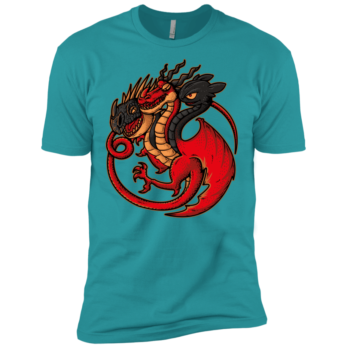 T-Shirts Tahiti Blue / X-Small FIRE BLOOD AND TRAINING Men's Premium T-Shirt