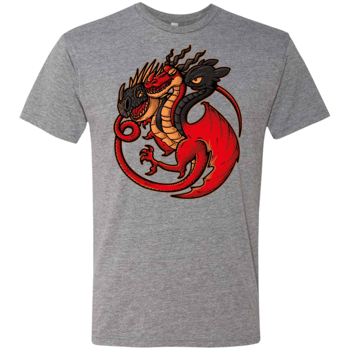 T-Shirts Premium Heather / Small FIRE BLOOD AND TRAINING Men's Triblend T-Shirt