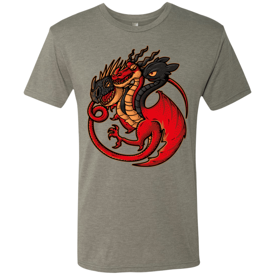 T-Shirts Venetian Grey / Small FIRE BLOOD AND TRAINING Men's Triblend T-Shirt