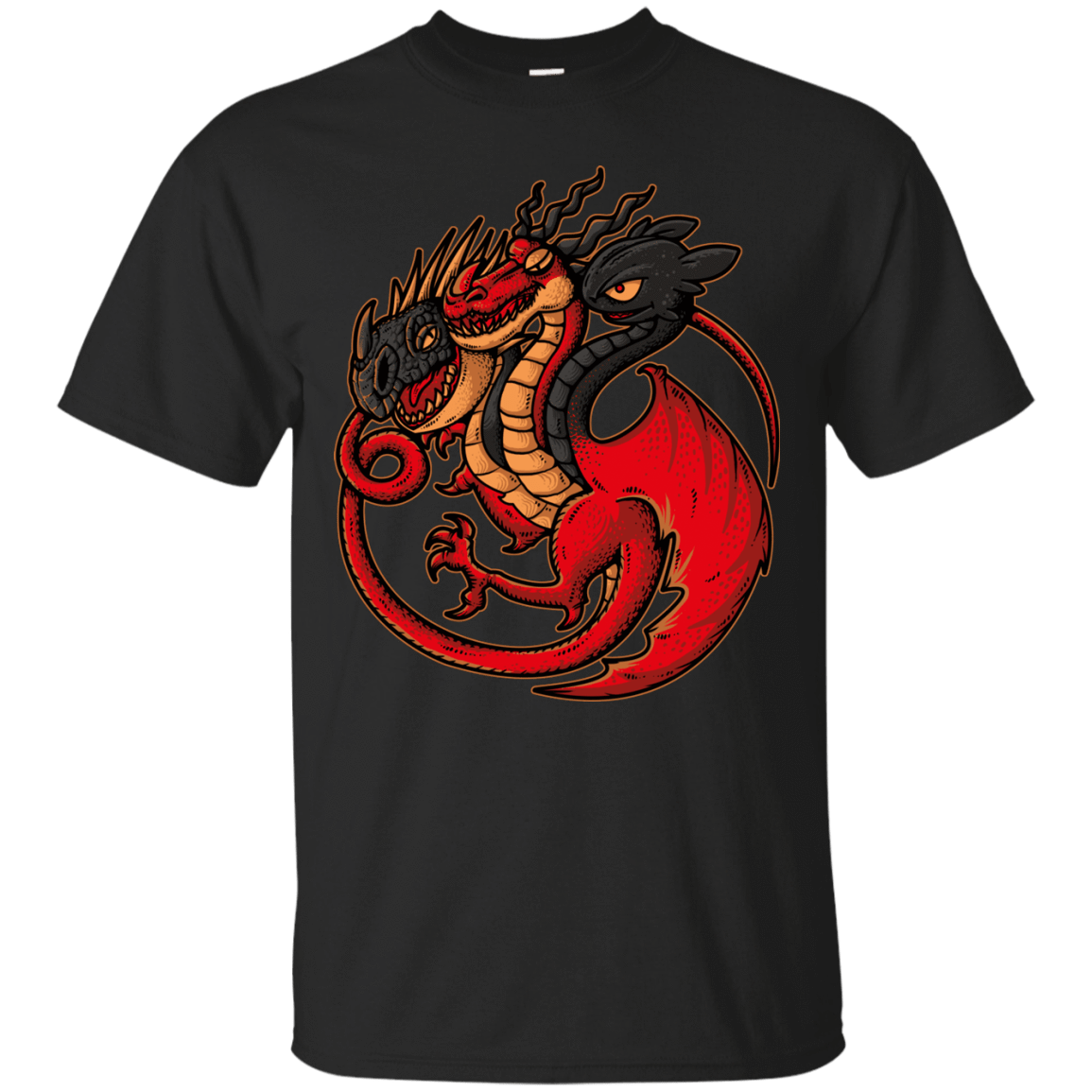 T-Shirts Black / Small FIRE BLOOD AND TRAINING T-Shirt