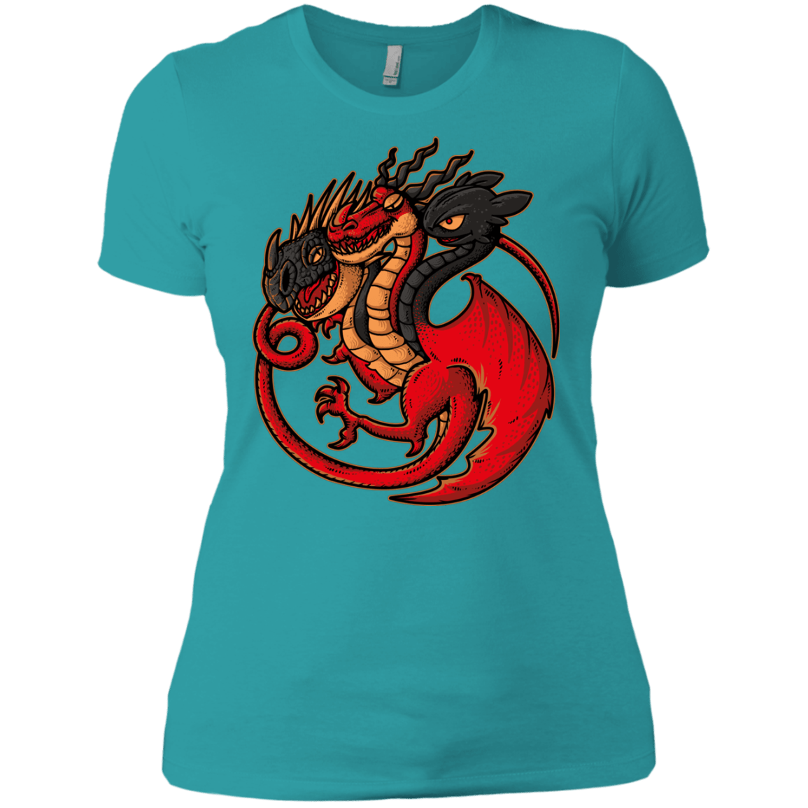 T-Shirts Tahiti Blue / X-Small FIRE BLOOD AND TRAINING Women's Premium T-Shirt