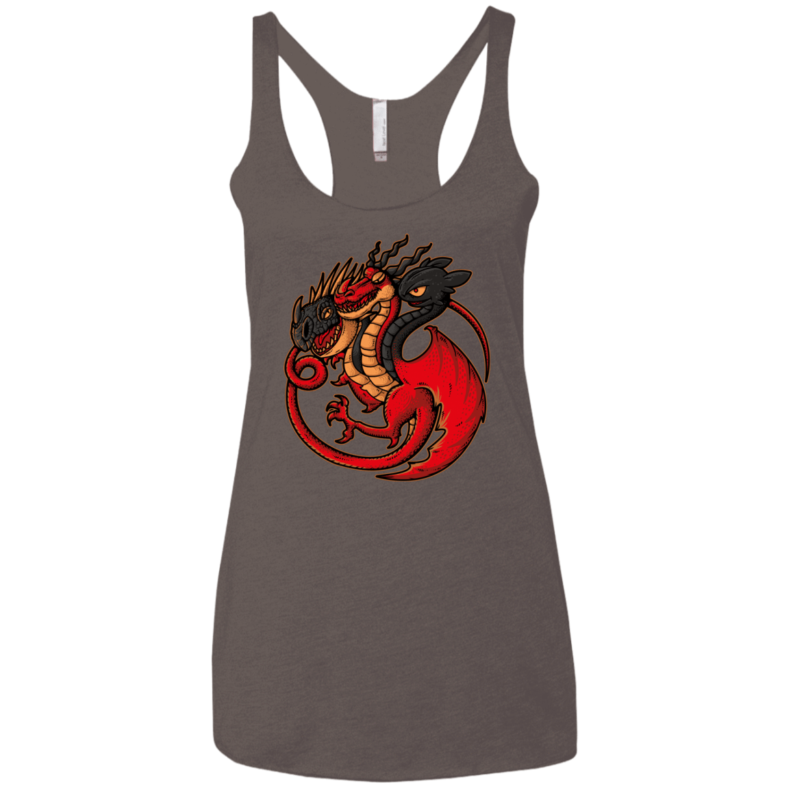 T-Shirts Macchiato / X-Small FIRE BLOOD AND TRAINING Women's Triblend Racerback Tank