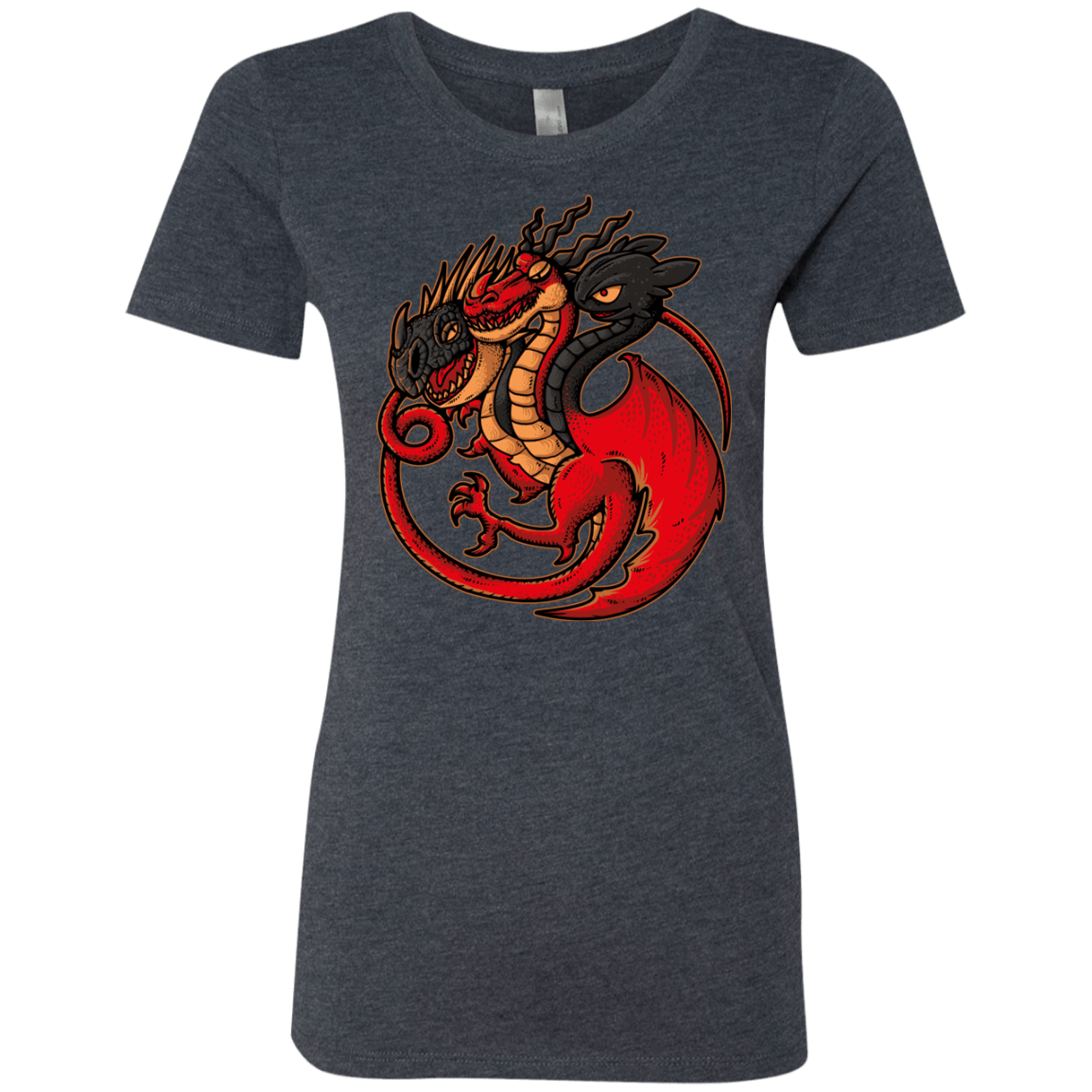 T-Shirts Vintage Navy / Small FIRE BLOOD AND TRAINING Women's Triblend T-Shirt