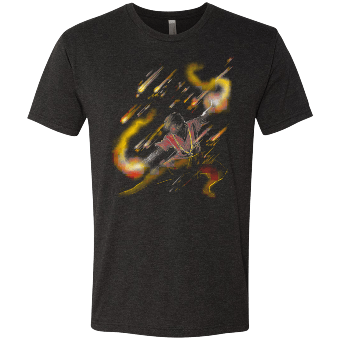 T-Shirts Vintage Black / S Fire Dancer Men's Triblend T-Shirt