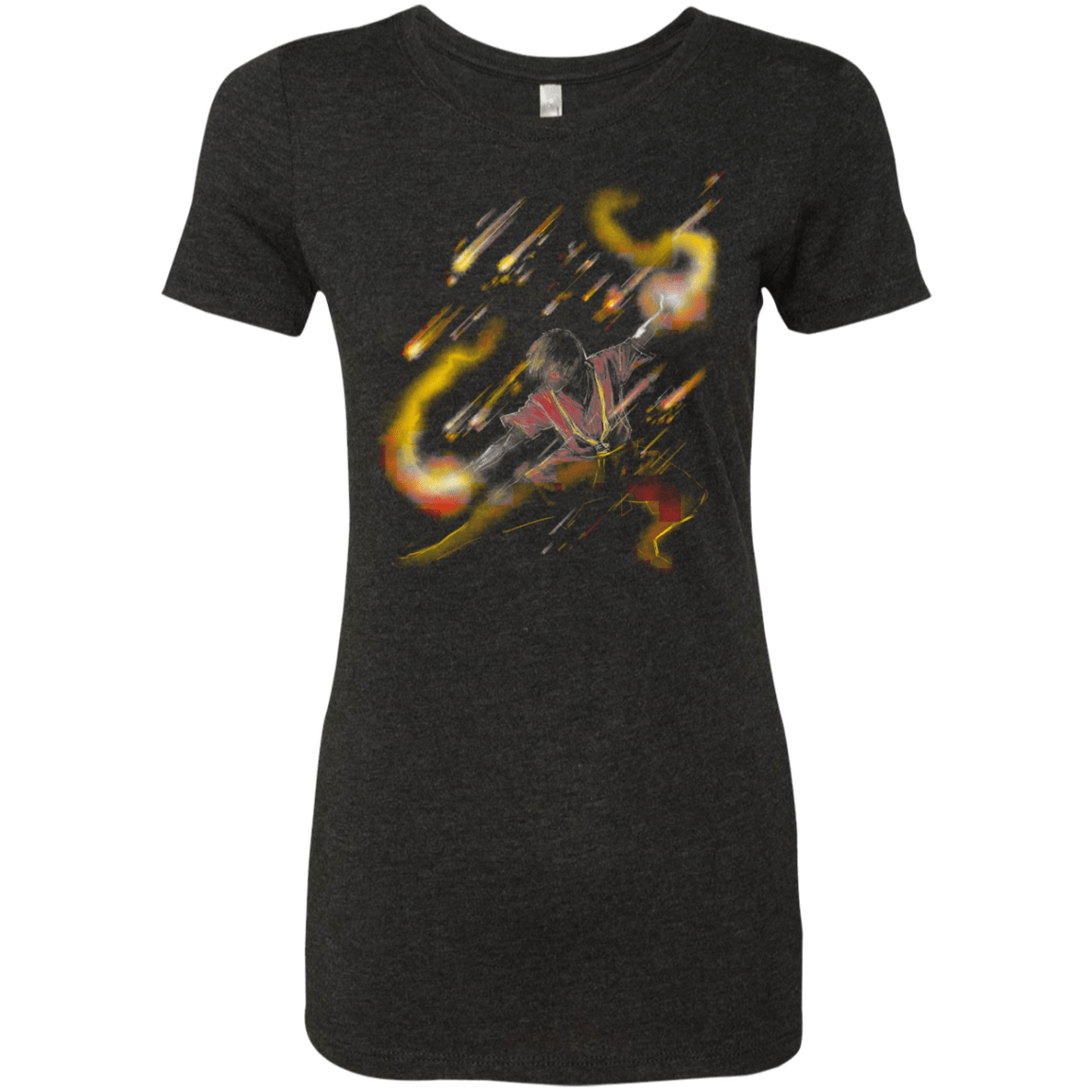 T-Shirts Vintage Black / S Fire Dancer Women's Triblend T-Shirt
