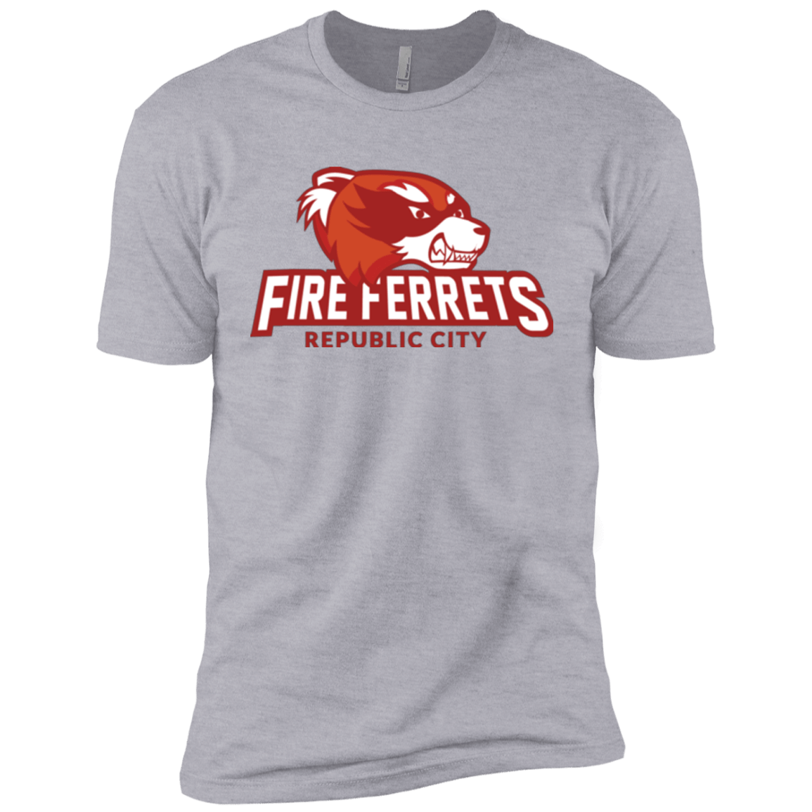 T-Shirts Heather Grey / YXS Fire Ferrets Boys Premium T-Shirt